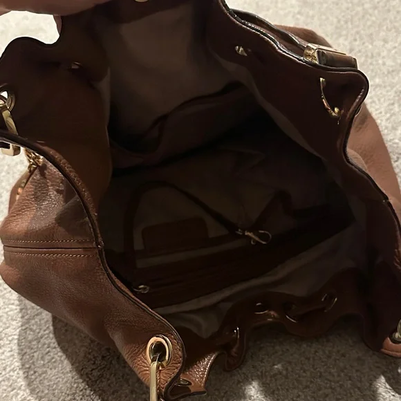 Michael Kors Brown Leather Shoulder Bag - Picture 5 of 5